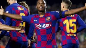 Ansu Fati ya registra dos goles desde que debutó esta temporada en la Liga Española.