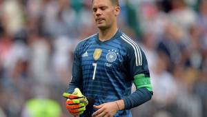 El portero de Alemania, Manuel Neuer, dice que para el próximo partido contra Suecia tendrán que salir a matar. Foto EFE