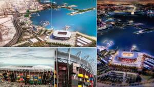 El Estadio de fútbol Ras Abu Aboud en Doha, Qatar. será el primero formado por módulos tipo container, y por tanto será totalmente desmontable y luego de nuevo montable, incluso para recintos más pequeños. Proyecto de los españoles Fenwick Iribarren.