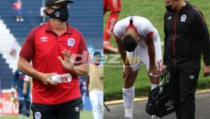 Pedro Troglio, técnico del Olimpia, adelanta que Jonathan Paz habría sufrido una distensión de ligamentos y se perdería la final, en caso de avanzar.