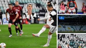 Te presentamos las mejores imágenes que dejó el empate 0-0 entre Juventus y AC Milan en el regreso del fútbol en Italia. Cristiano Ronaldo falló un penal.
