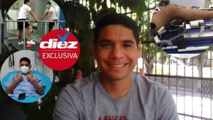 Carlos Pineda, volante del Olimpia habló en exclusiva para DIEZ y nos comentó todo el proceso de recuperación que está teniendo después de su operación.