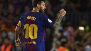 Messi jugó su partido 400 con la camiseta del Barcelona en La Liga.