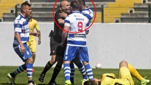 Marco Gonçalves fue castigado por varias infracciones en un partido de fútbol.