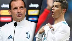 Allegri aseguró que todavía no ha hablado con Cristiano Ronaldo.