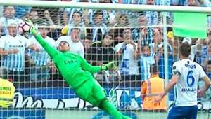 Así fue la espectacular tapada de Keylor Navas en un tiro de esquina de Sandro que ya el estadio celebraba como gol.