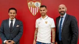 Así fue presentado Suso como el nuevo jugador del Sevilla. Llega procedente del AC Milan.