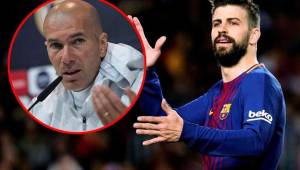 Piqué evadió el tema del pasillo y las declaraciones de Zidane.