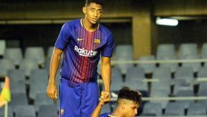 El delantero hondureño Antony Lozano es el goleador del Barcelona B.