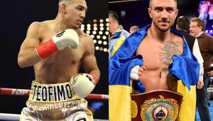 Teófimo López y Vasyl Lomachenko calentaron el combate del 17 de octubre en el MGM de Las Vegas.