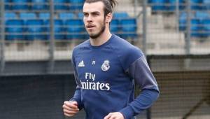 Bale reapareció este viernes a los entrenamientos del Real Madrid.