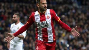 Stuani anotó un doblete ante el Real Madrid.