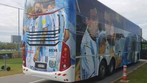 Argentina tiene nuevo bus, el mismo que espera los lleve a la Copa del Mundo de Rusia 2018.