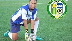 El joven portero José Banegas de 16 años ha sido fichado por el Juticalpa FC.