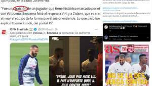 La prensa brasileña está indignada con Benzema y lo llama cobarde, además, se vuelca a favor de Vinicius tras las palabras del francés en el Real Madrid.