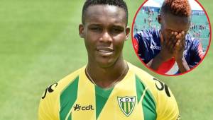 El delantero hondureño Rubilio Castillo estuvo seis meses en el Tondela de Portugal pero ha revelado que vivió una pesadilla; fue totalmente marginado. Fotos cortesía