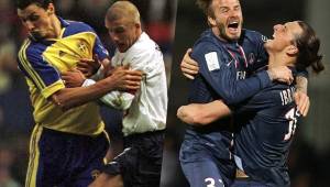 Zlatan Ibrahimovic y David Beckham fueron rivales y compañeros.