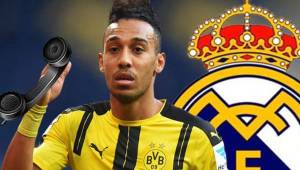 Aubameyang no esconde su deseo de jugar con el Real Madrid.