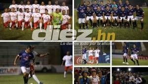 El partido se ha organizado con el fin de recaudar fondos para la Fundación Hondureña de Niños Quemados. Olimpia se llevó la victoria con marcador de 2-1. FOTOS: Johny Magallanes.