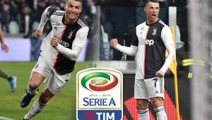Cristiano Ronaldo marcó tres goles en el triunfo de la Juventus ante el Cagliari (4-0).