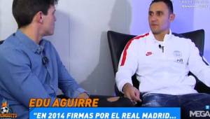 Keylor Navas le concedió una entrevista a El Chiringuito desde París.