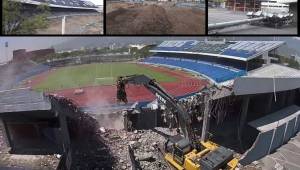 El Estadio Tecnológico, ex hogar de los Rayados de Monterrey, luce totalmente desolado e irreconocible en la actualidad, esto debido a las tareas de demolición.