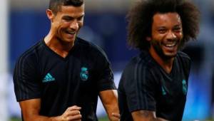 Cristiano Ronaldo le hizo una broma a Marcelo que rápidamente ha generado comentarios en las redes sociales.