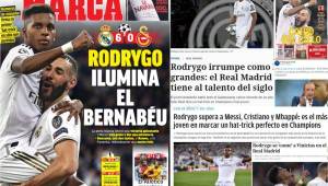 El jugador del Real Madrid marcó historia haciendo un 'hattrick' perfecto ante el Galatasaray en la Champions League. Eso lo hizo ser el protagonistas de portadas y artículos de la prensa mundial.