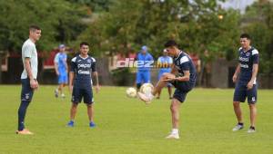 Motagua entrenó este día en la sede del Real España. Foto: Moisés Valenzuela.