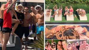 Mauro Icardi, Ángel Di María y sus esposas Wanda Nara y Jorgelina Cardoso, junto a otros compañeros de equipos y sus parejas, disfrutaron de una jornada soleada en Francia. ¿Qué celebraban?