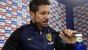 Simeone no quizo hablas más de la cuenta sobre el mal momento que pasa uno de sus pupilos.