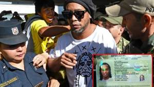 Las autoridades paraguayas dieron a conocer sobre la detención de Ronaldinho por cargar una documentación falsa.
