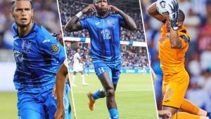 Alex López, Romell Quioto y Buba López fueron tres de los mejores de Honduras en la Copa Oro 2021.