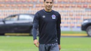 Carlos Pineda en uno de sus entrenamientos con el Olimpia. Foto: Archivo