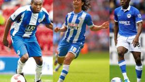 Los futbolistas hondureños Wilson Palacios, Roger Espinoza y Maynor Figueroa tuvieron gran suceso en el Wigan de Inglaterra que ahora está en bancarrota.