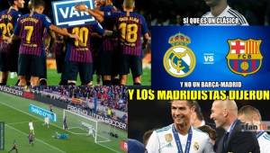 En las redes sociales nadie se salva. Real Madrid fue goleado por el Barça 5-1 y los memes no podían faltar.
