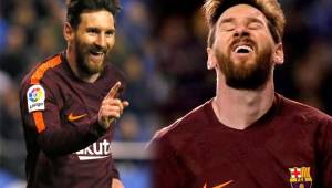 Lionel Messi celebra el título de Liga, pero a la vez lamenta la eliminación en Champions.