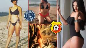 Conoce a las bellas novias y esposas de los futbolistas del Motagua y Herediano que se enfrentan en la final de Liga Concacaf.