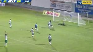 Juan Ramón Mejía anotó el golazo de la jornada ante Juticalpa.