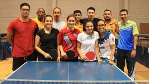 El equipo nacional de tenis mesa se encuentra muy confiado en poder tener una buen participación en Guatemala. Fotos: Ronald Aceituno.