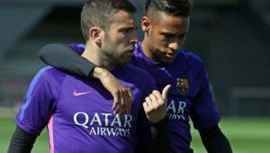 Jordi Alba habló sobre la continuidad de Neymar con el Barcelona.