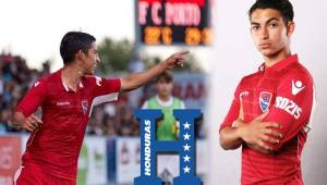 Jonathan Rubio, mediocampista del Gil Vicente de Portugal pide una oportunidad en la Selección de Honduras.