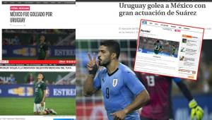 La selección de México fue goleada por Uruguay en Houston y los medios atacan al tri.