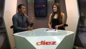 Julio César de León junto a Jenny Fernández en la emisión de DIEZ TV de este domingo.