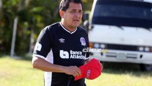 El entrenador del Olimpia, Nahún Espinoza, disparó contra el torneo de la Copa Presidente. Foto Juan Salgado
