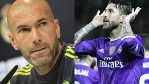 Zinedine Zidane comentó que Sergio Ramos es un ejemplo para todos.