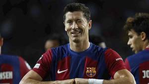 Robert Lewandowski suma 13 goles en la liga española esta temporada.