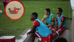 El futbolista ceibeño se recupera de una fractura en el peroné de la pierna izquierda. Foto: Edgar Witty