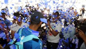 Niños, familiares y aficionados recibieron a la Selección de Honduras que terminó entre las mejores cuatro de los Olímpicos de Río 2016.