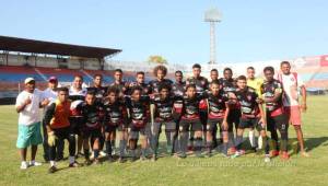 Parte de la plantilla del Arsenal de Roatán que participó en el Torneo Clausura 2019 en la Segunda División.